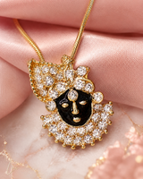 SHRINATHJI  CRYSTAL PENDANT NECKLACE ✨