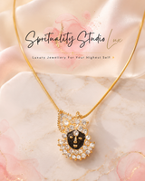 SHRINATHJI  CRYSTAL PENDANT NECKLACE ✨