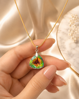 AURORA CRYSTAL PENDANT NECKLACE ✨