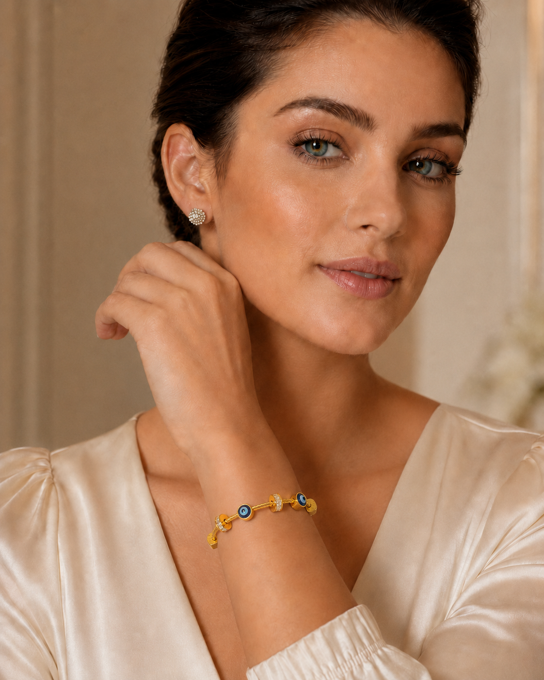 EVIL EYE PROTECTION BANGLE 🧿