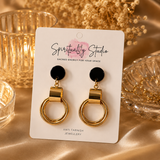 Noir Luxe Hoop Earrings ✨
