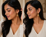 Lucky Clover Crystal Drop Earrings