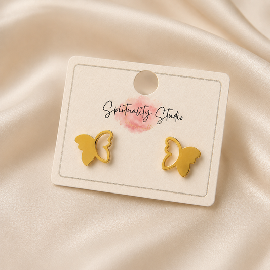 Butterfly Minimal Stud Earrings