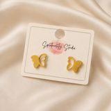 Butterfly Minimal Stud Earrings