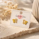 Butterfly Minimal Stud Earrings