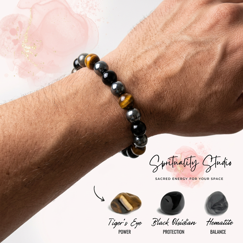 TRIPLE PROTECTION BRACELET FOR POWER | PROTECTION | BALANCE