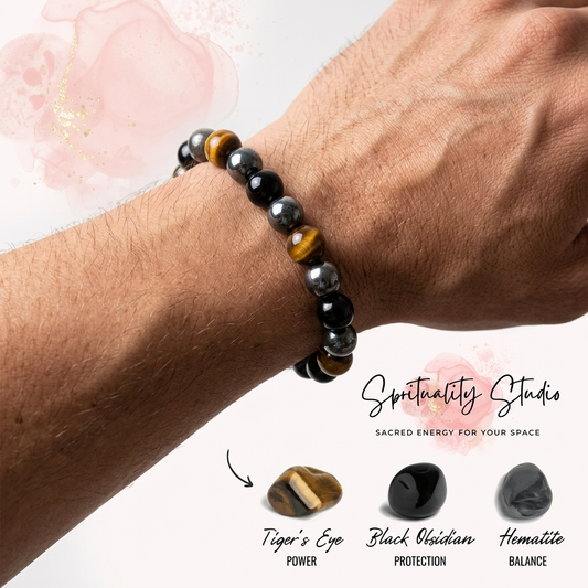 TRIPLE PROTECTION BRACELET FOR POWER | PROTECTION | BALANCE