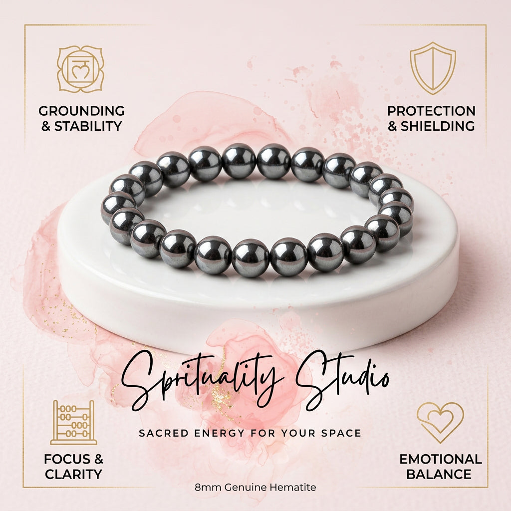 HEMATITE CRYSTAL BRACELET