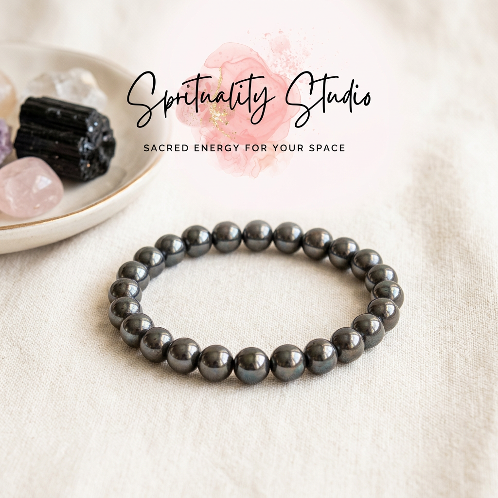 HEMATITE CRYSTAL BRACELET
