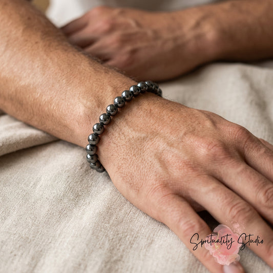 HEMATITE CRYSTAL BRACELET