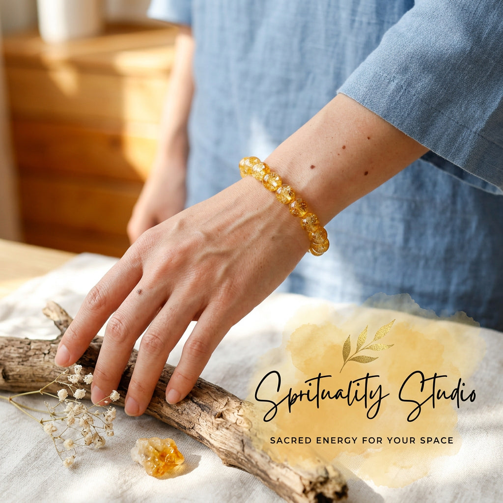 Citrine Crystal Bracelet