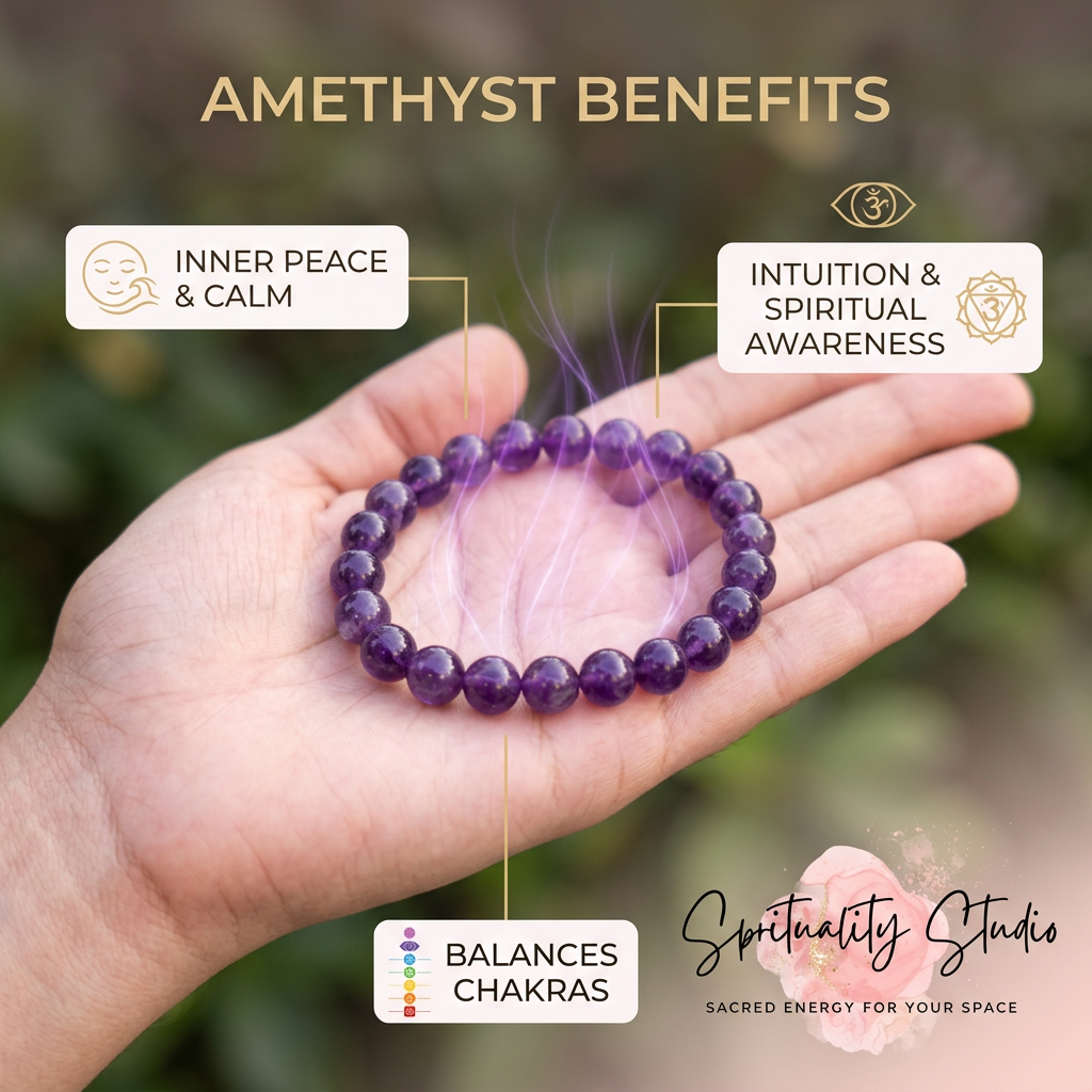Amethyst Crystal Bracelet