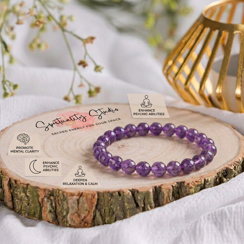 Amethyst Crystal Bracelet