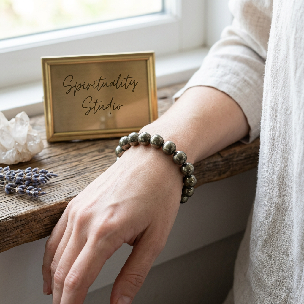 Pyrite  Bracelet – The Stone of Wealth, Power & Opportunities